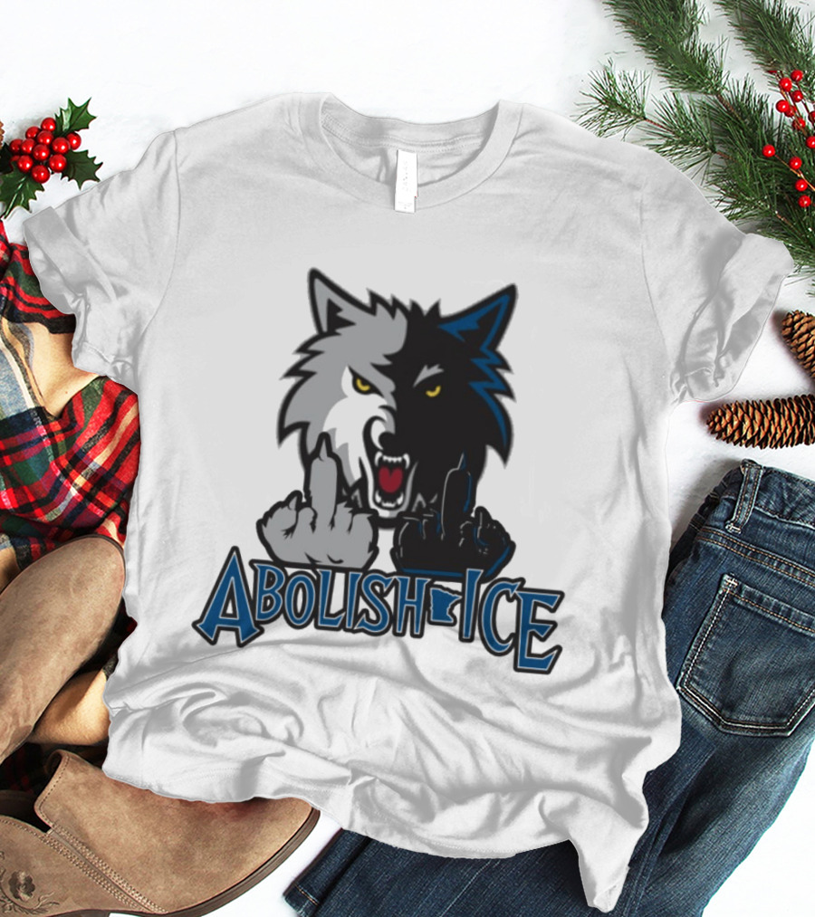 Minnesota Wolves Abolish Ice Wolves T-Shirt