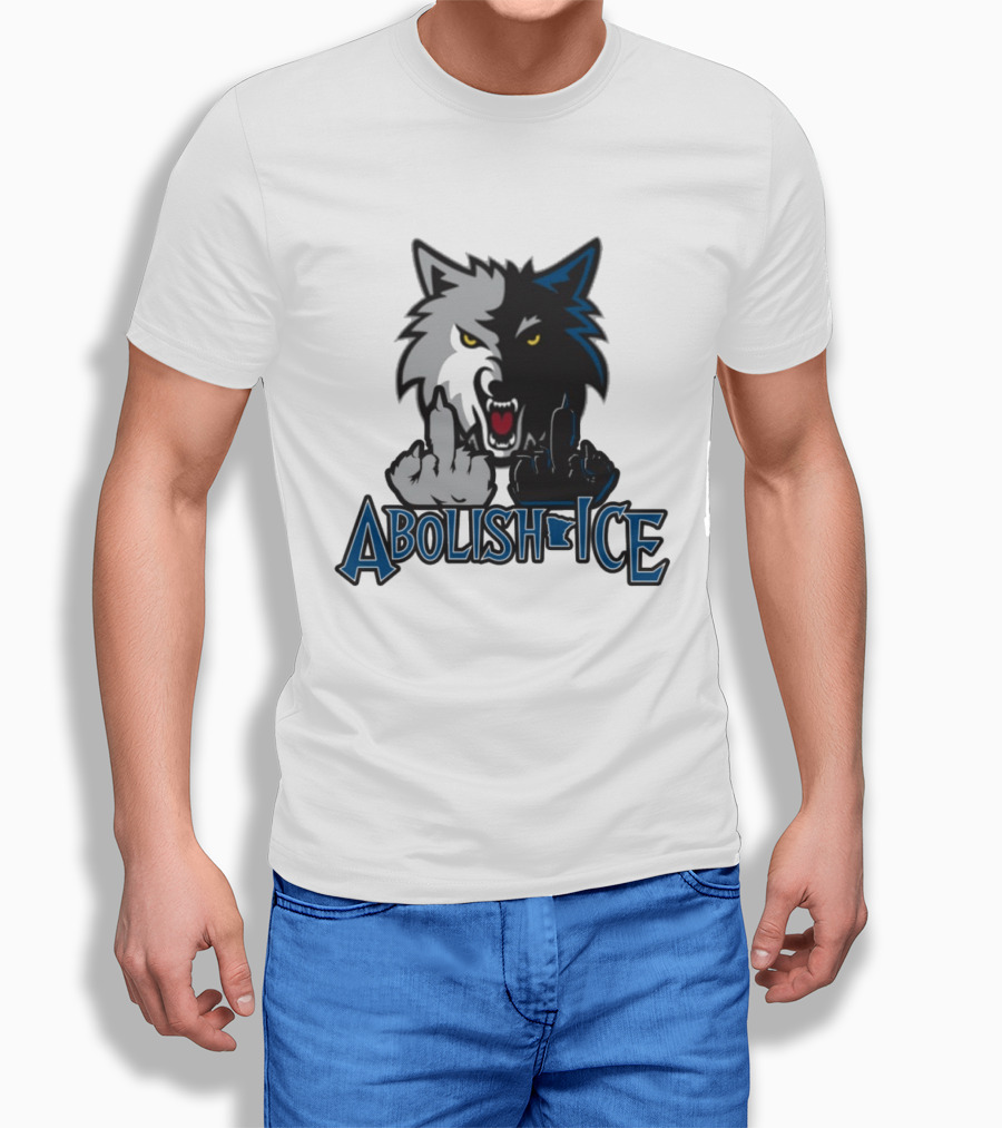 Minnesota Wolves Abolish Ice Wolves T-Shirt