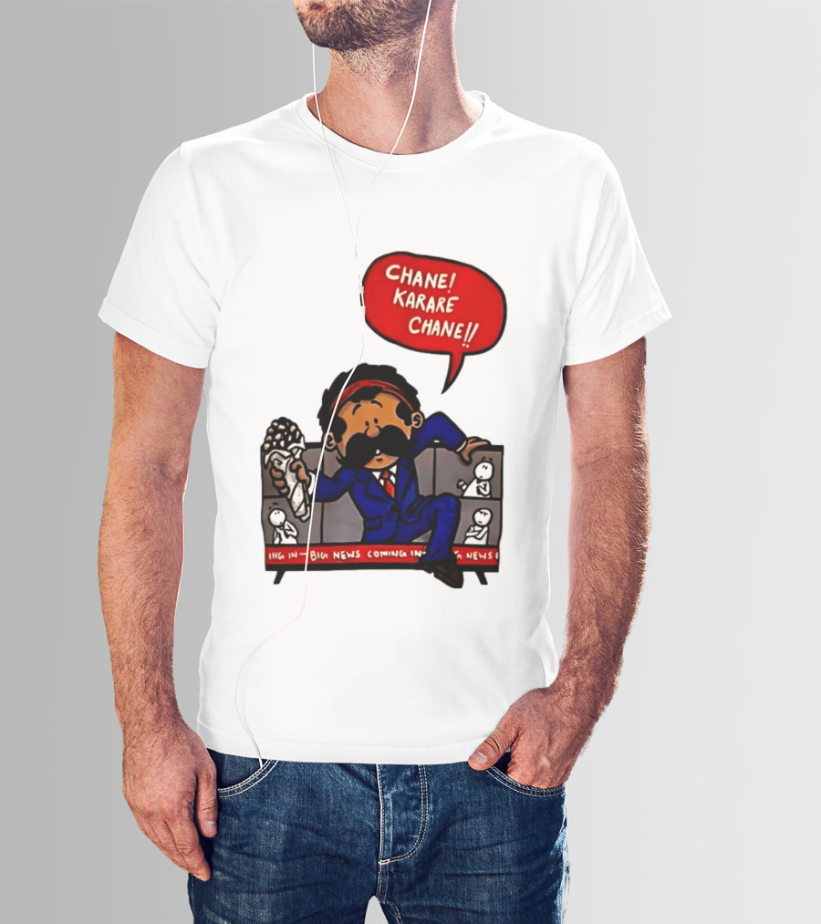 Chane Karare Chane Comic News Character Speech Bubble T-Shirt