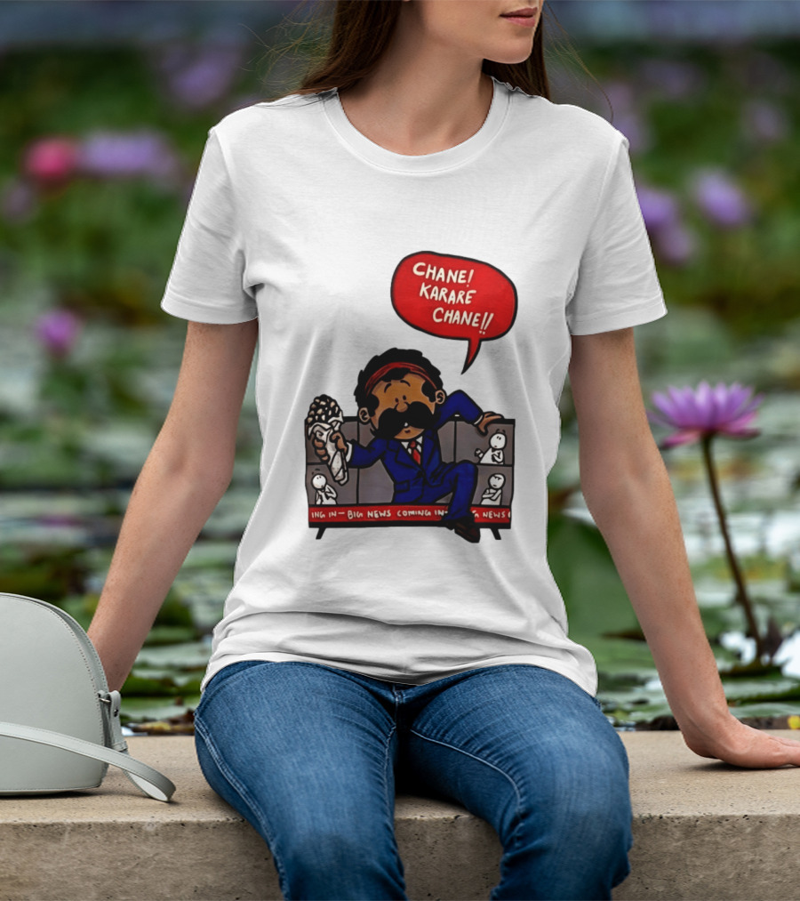 Chane Karare Chane Comic News Character Speech Bubble T-Shirt