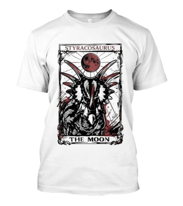 Styracosaurus Under Crimson Moon Magic T-Shirt