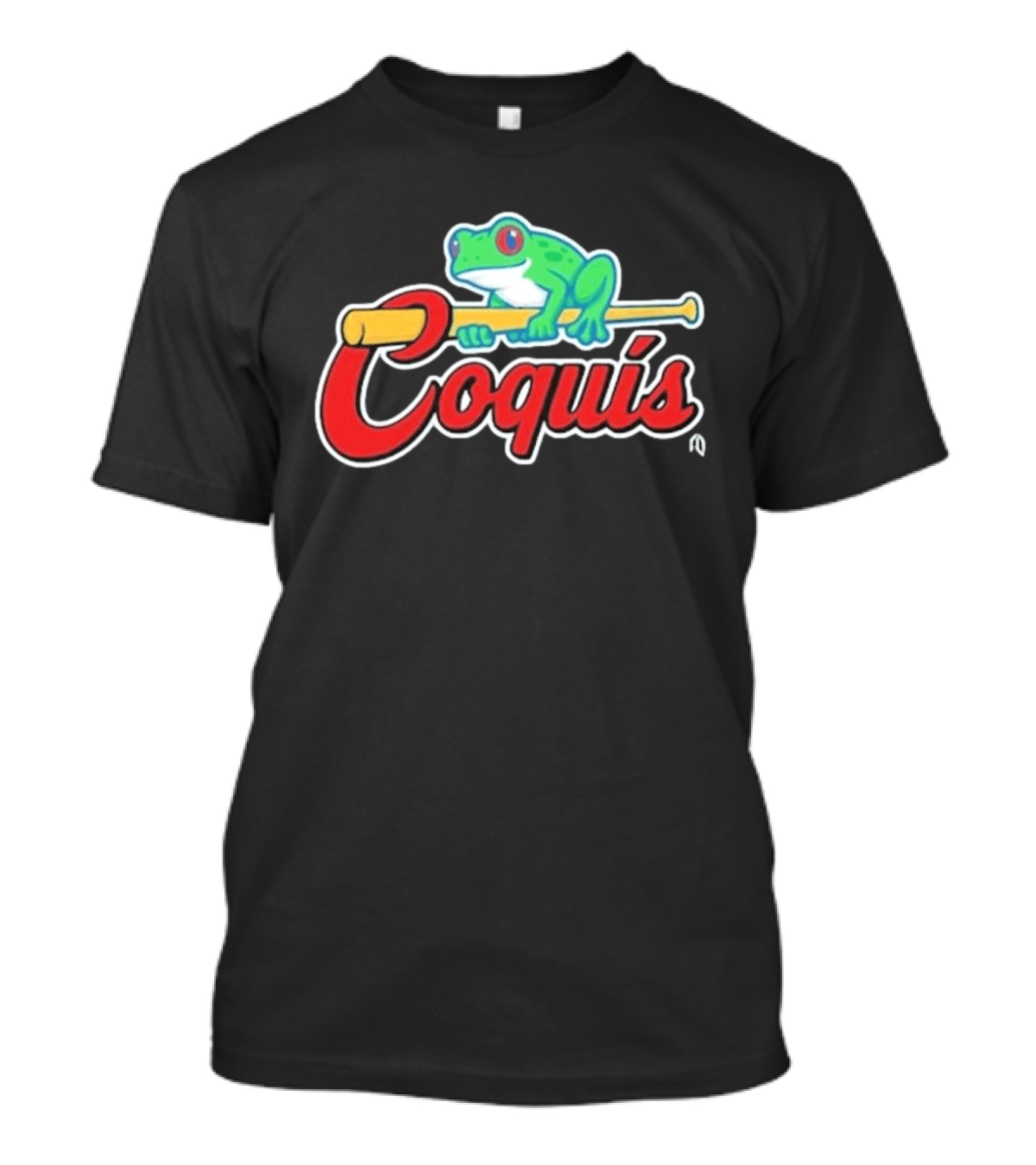 Coquís Green Tree Frog Baseball Bat T-Shirt
