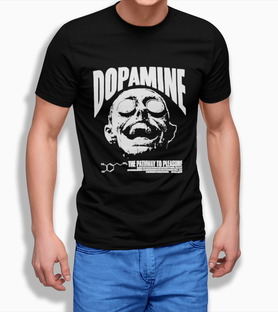 Dopamine The Pathway To Pleasure Molecular Formula Head T-Shirt