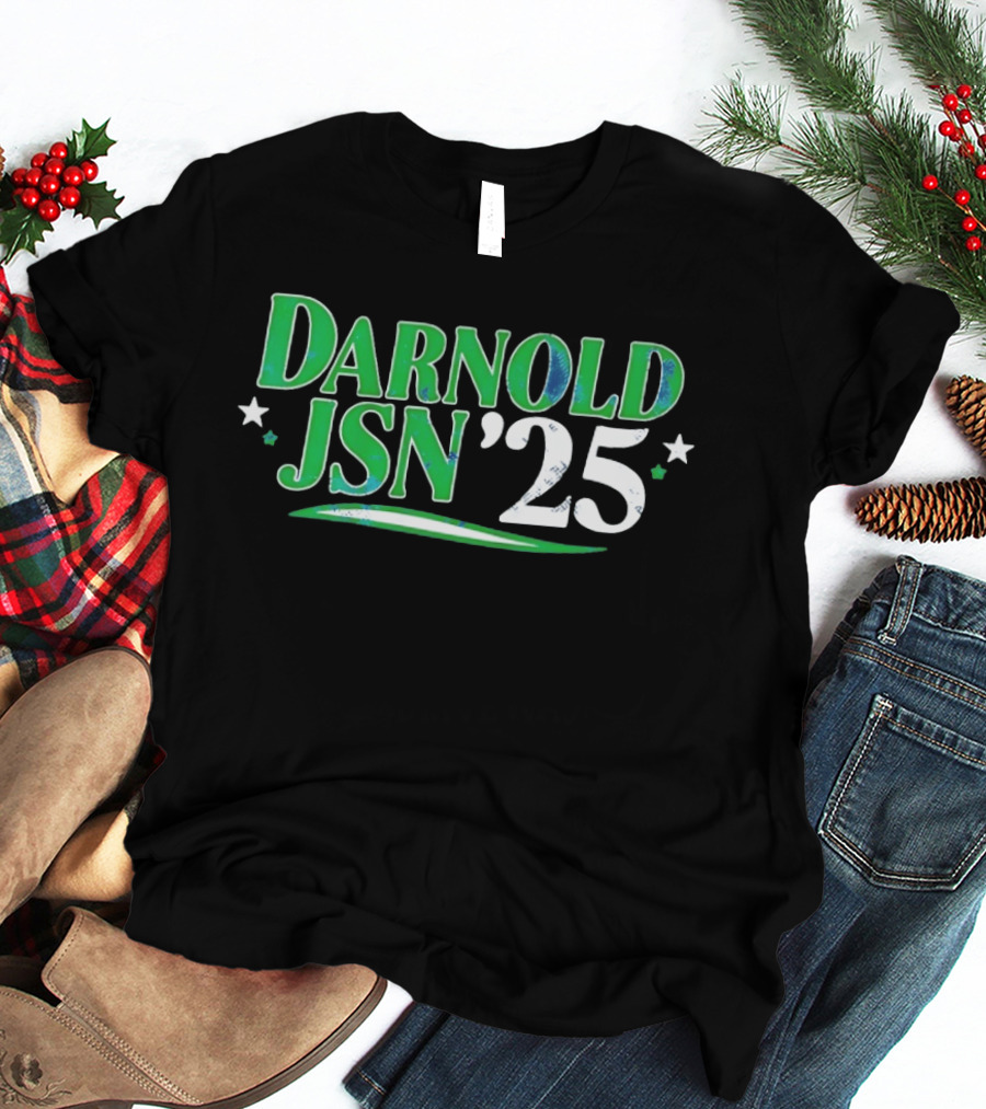 Darnold JSN '25 Stars Green And White T-Shirt