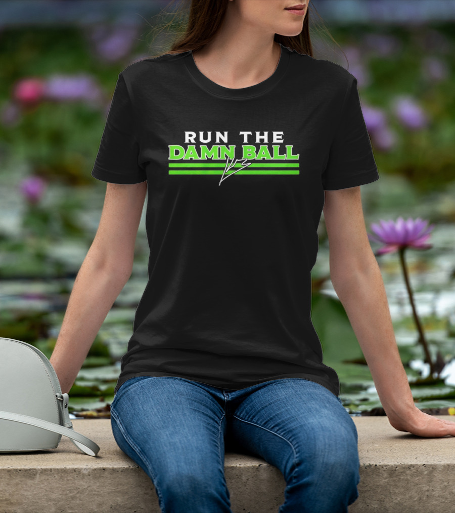 Kenneth Walker III Run The Damn Ball Seattle Seahawks T-Shirt