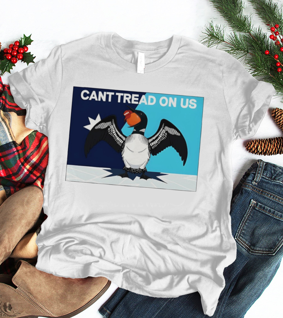 Can't Tread On Us MN State Bird Loon Protest Star T-Shirt