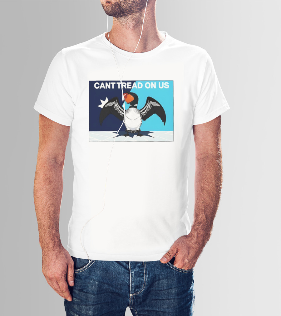 Can't Tread On Us MN State Bird Loon Protest Star T-Shirt