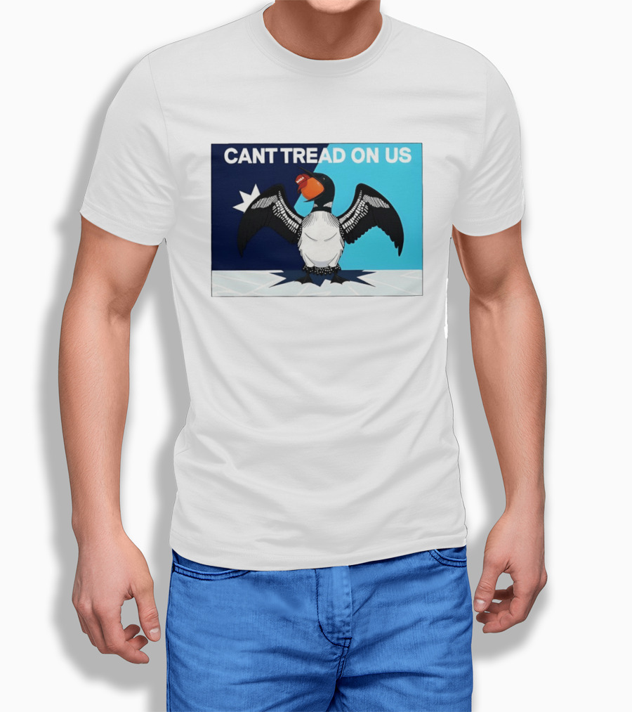 Can't Tread On Us MN State Bird Loon Protest Star T-Shirt