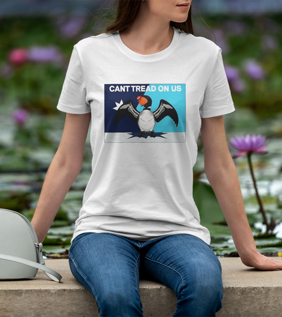 Can't Tread On Us MN State Bird Loon Protest Star T-Shirt