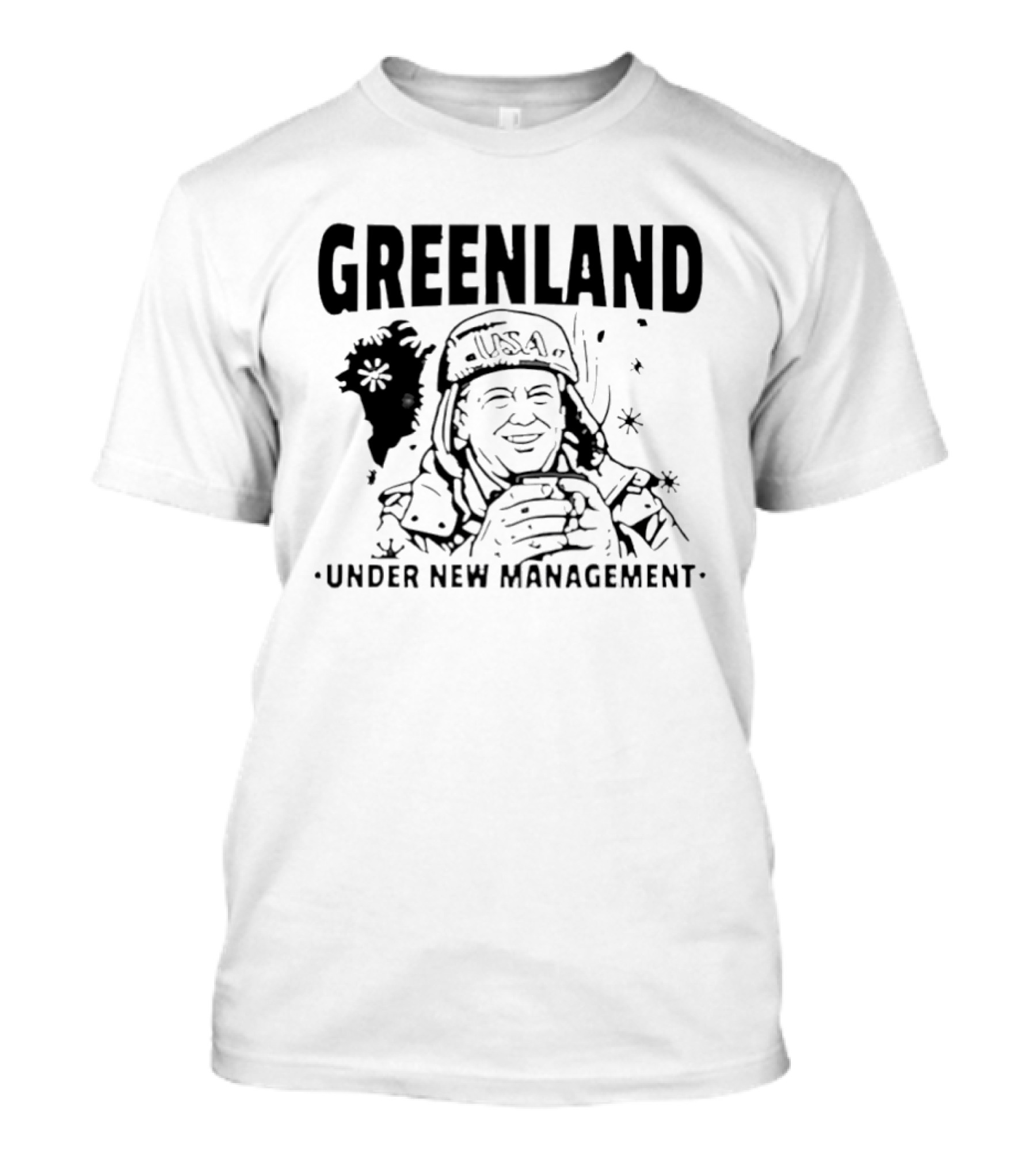Greenland USA Hat Under New Management T-Shirt