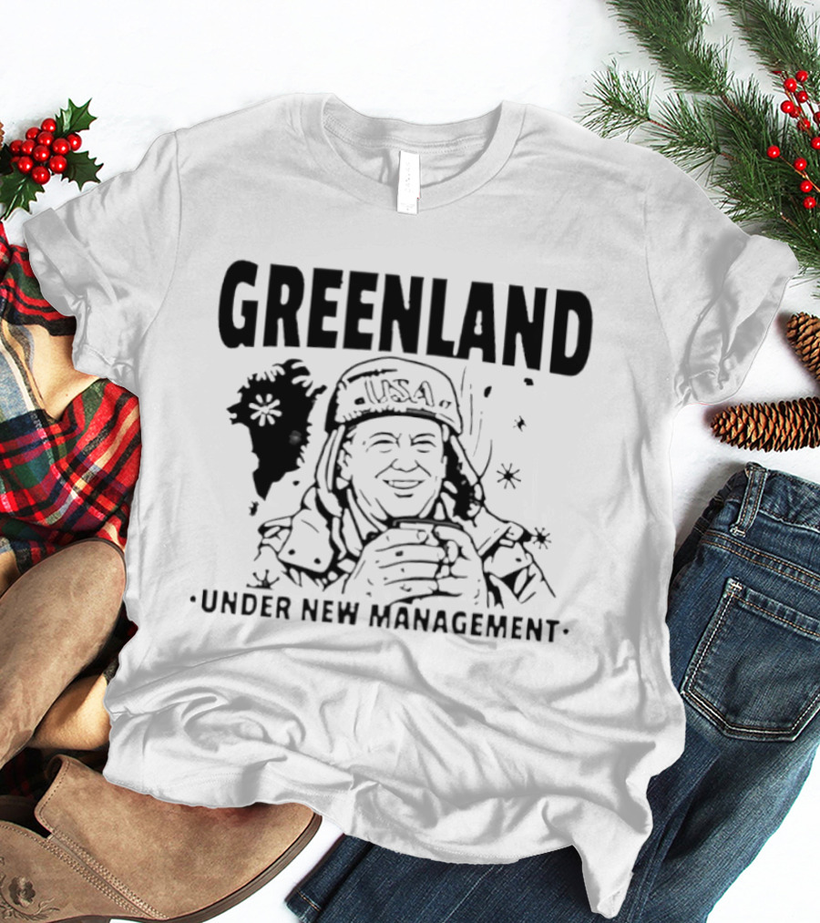 Greenland USA Hat Under New Management T-Shirt