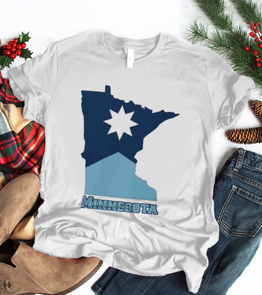Minnesota Strong Star Map T-Shirt