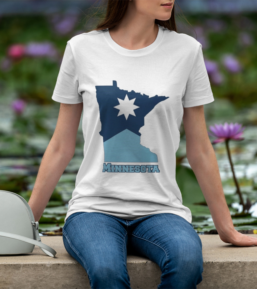 Minnesota Strong Star Map T-Shirt