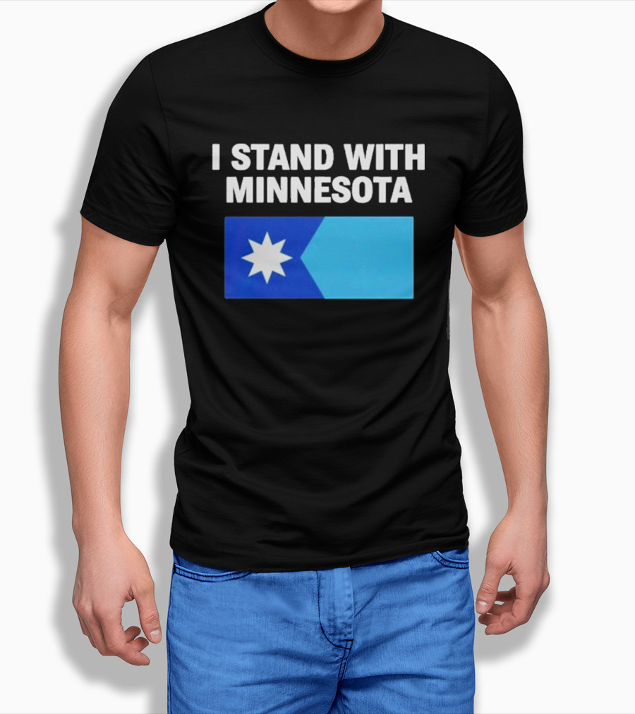 I Stand With Minnesota Flag Minnesota Strong T-Shirt