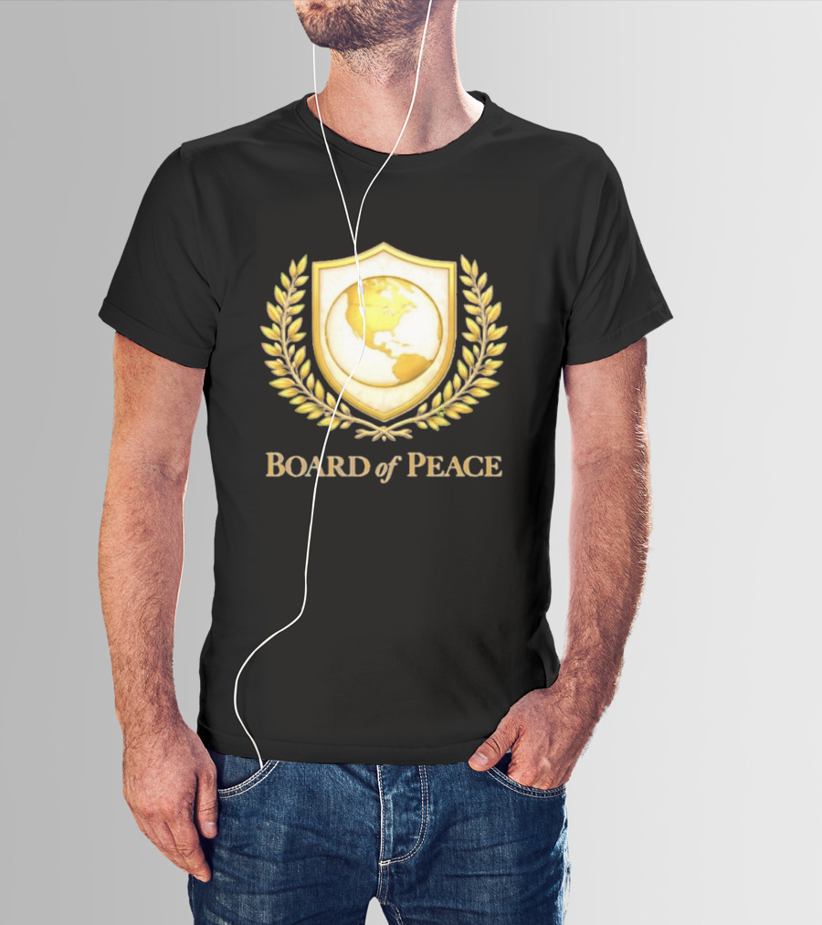 Board Of Peace Gold World Shield And Laurel T-Shirt