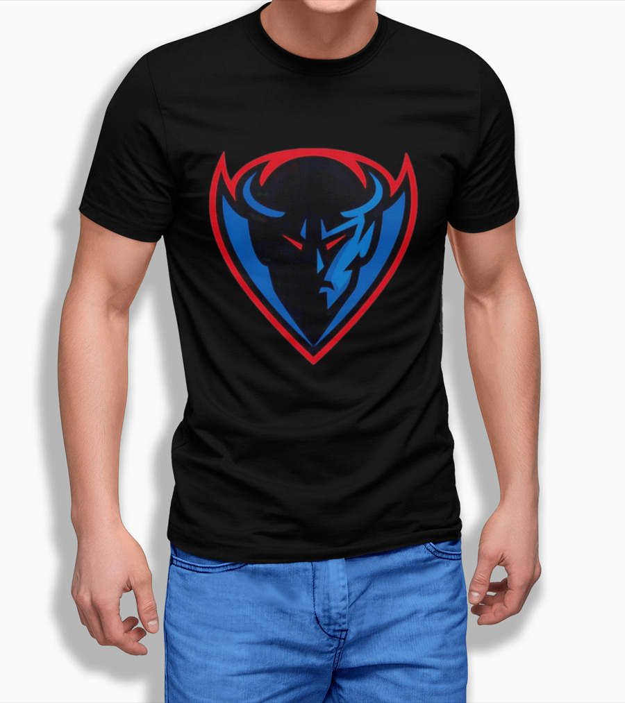 DePaul Blue Demons Iconic Logo Bold Centerpiece T-Shirt