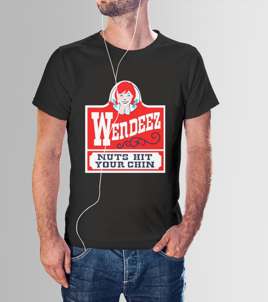 Wendeez Nuts Hit Your Chin Retro Fast Food T-Shirt