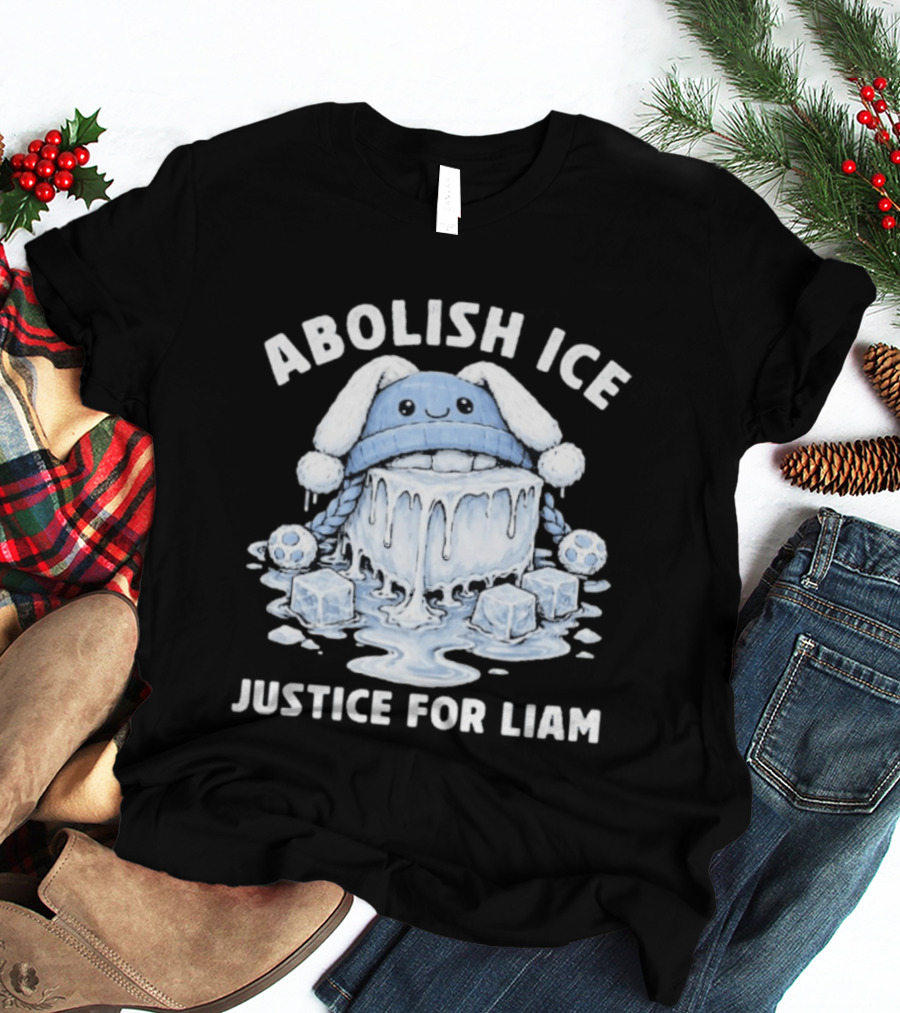 Abolish ICE Justice For Liam Melted Ice With Cute Cartoon Face T-Shirt