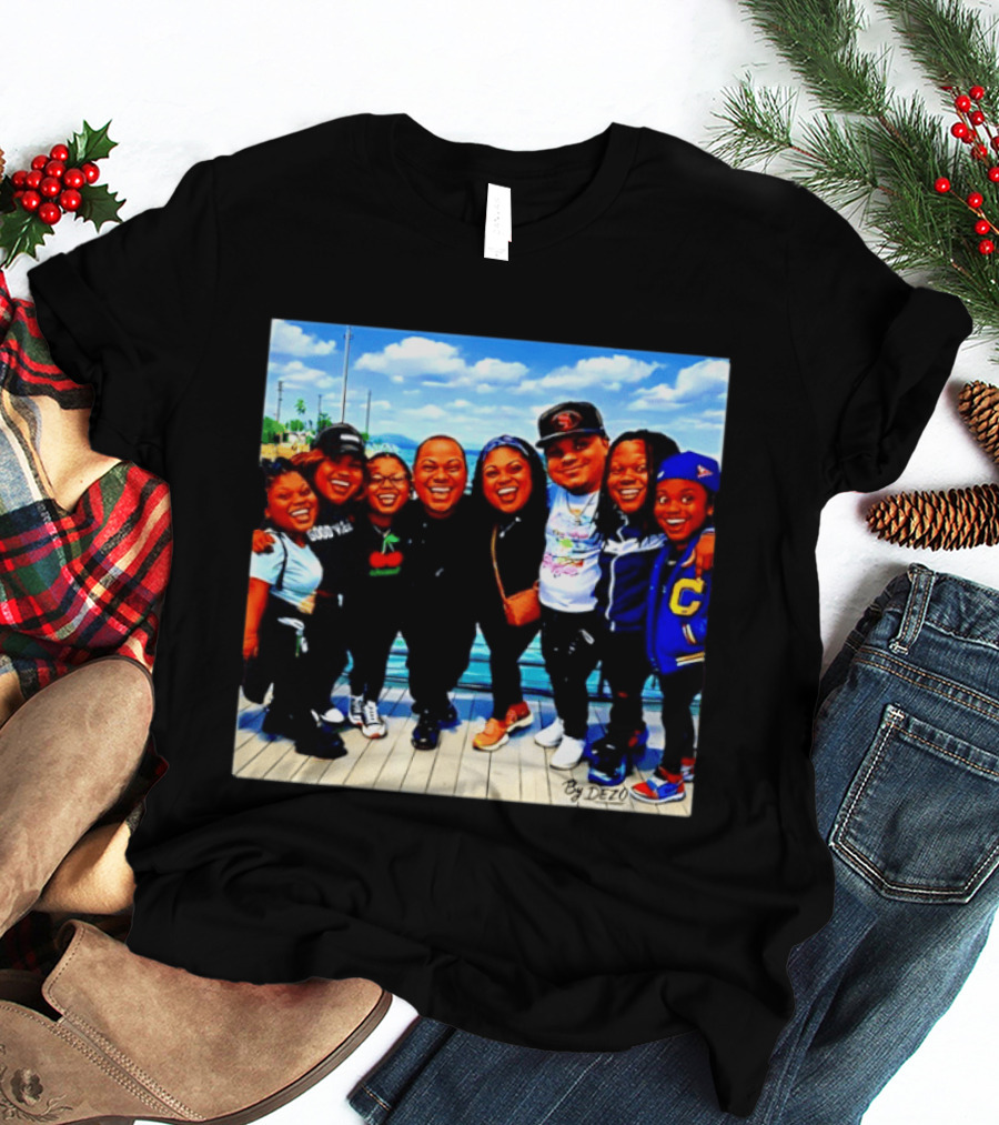 Family Bunch By Dezo Matching Crew Scenic Smiles T-Shirt