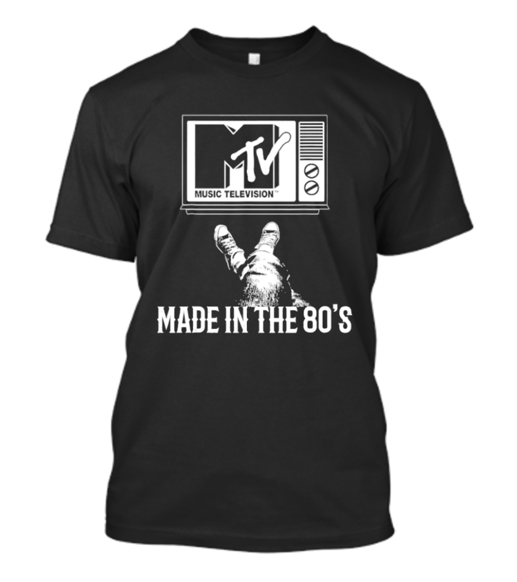 MTV Music Television Vintage Made In The 80's T-Shirt