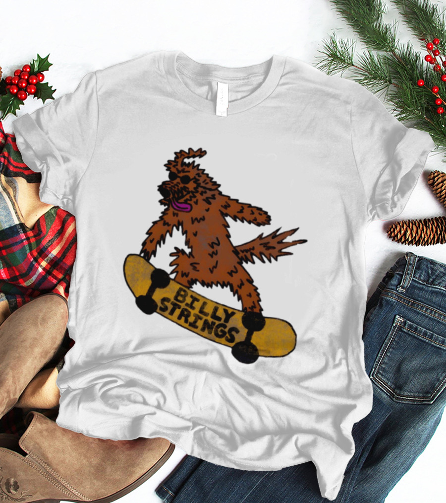 Billy Strings Skateboarding Dog T-Shirt