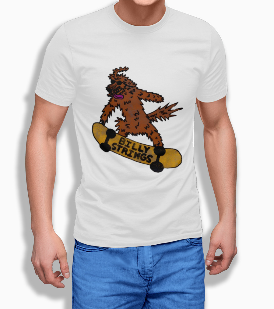 Billy Strings Skateboarding Dog T-Shirt