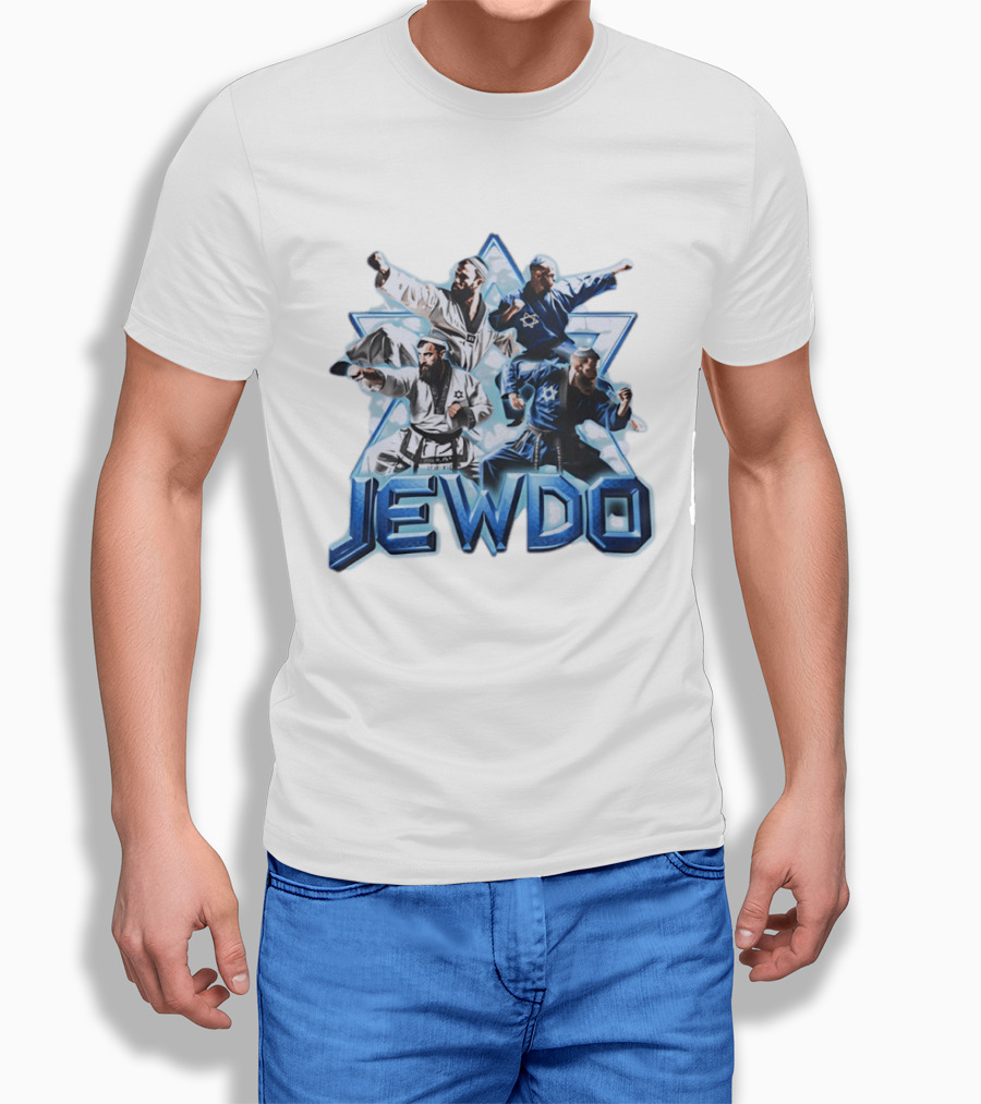 Jewdo Martial Arts Star Of David Karate Fighters T-Shirt