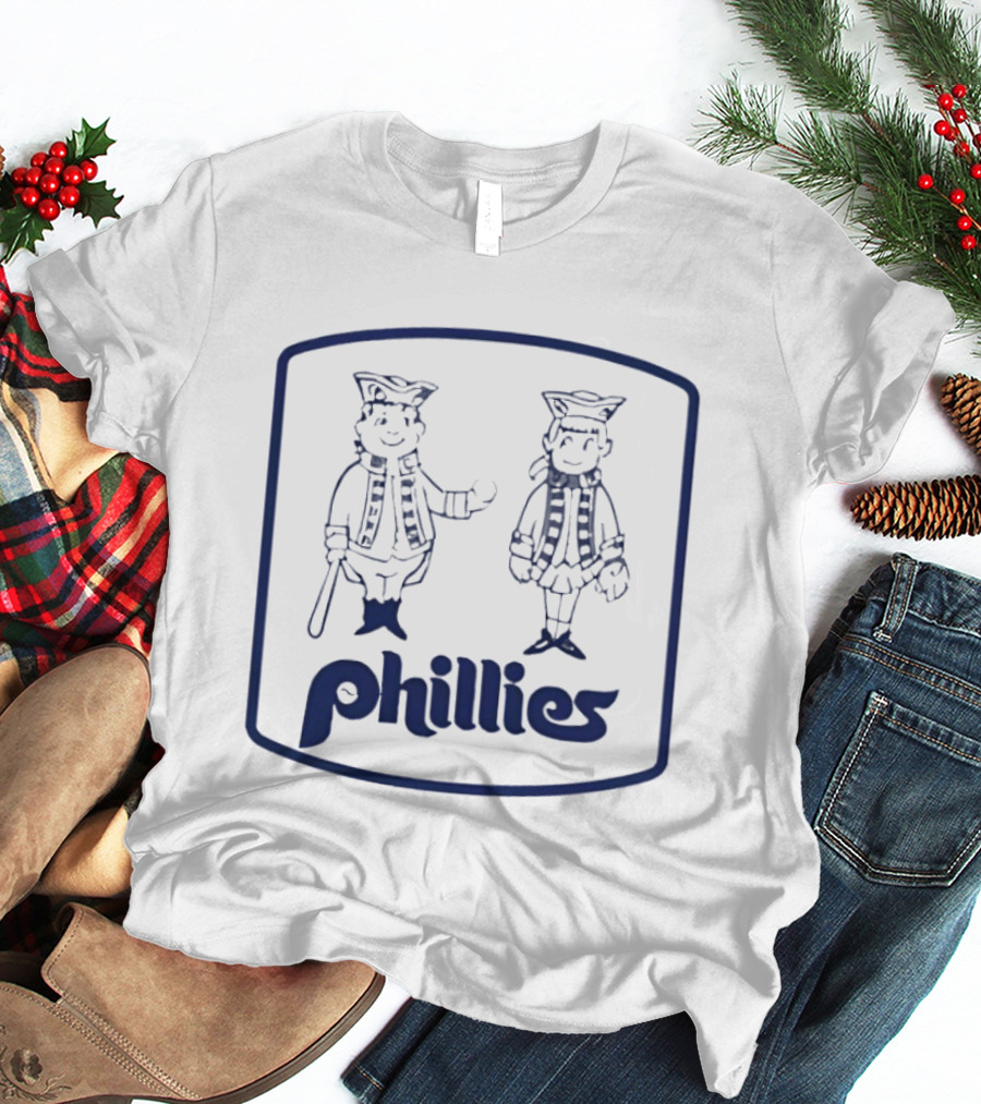 Philadelphia Phillies 1976 Vintage Mascots Baseball Team Clothing T-Shirt