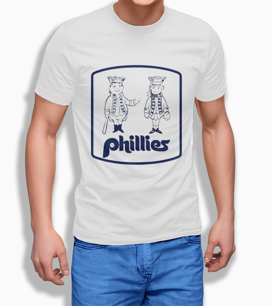 Philadelphia Phillies 1976 Vintage Mascots Baseball Team Clothing T-Shirt