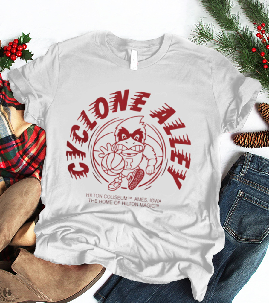 Cyclone Alley Hilton Coliseum Ames Iowa Home Of Hilton Magic T-Shirt