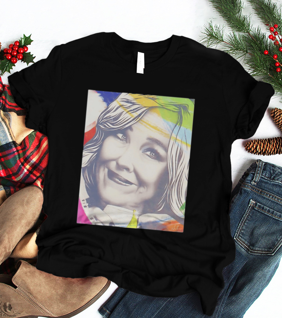 Catherine O'Hara Pop Art Style With Colorful Brushstrokes T-Shirt