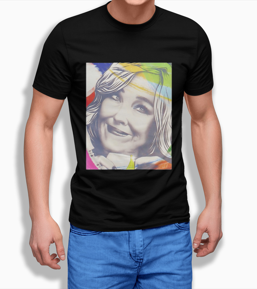 Catherine O'Hara Pop Art Style With Colorful Brushstrokes T-Shirt