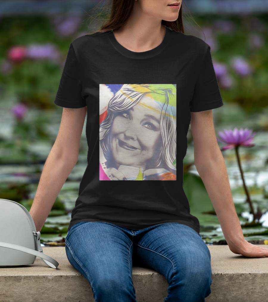 Catherine O'Hara Pop Art Style With Colorful Brushstrokes T-Shirt