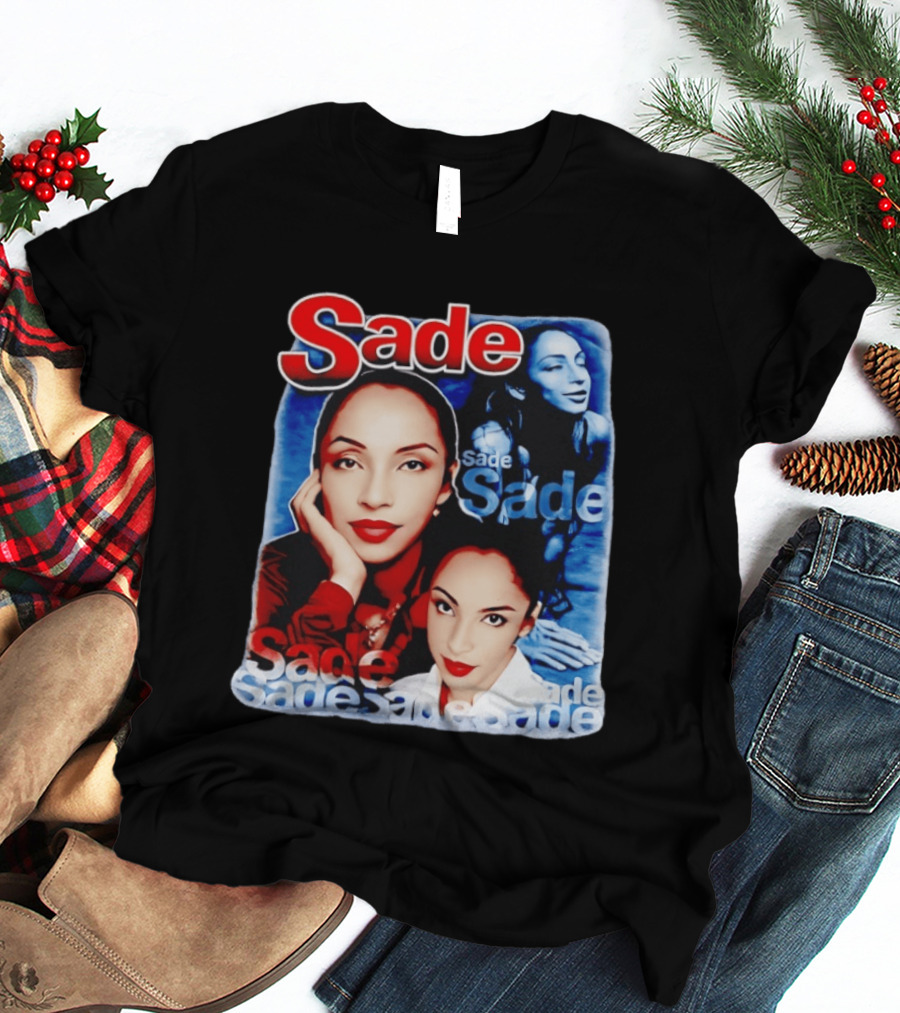 Sade Lovers Rock Tour Vintage Style Collage T-Shirt