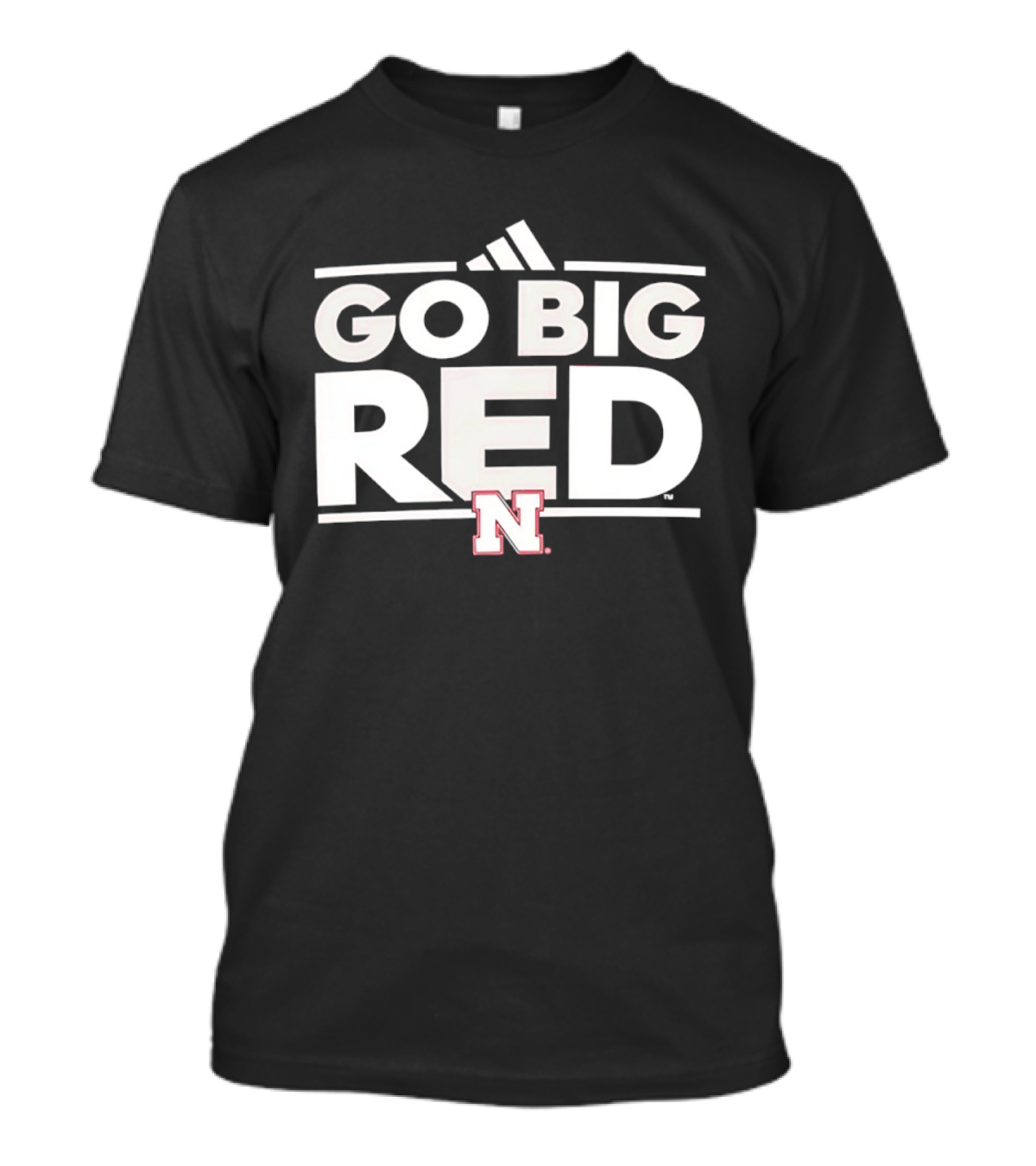 Adidas Nebraska Cornhuskers Go Big Red N T-Shirt