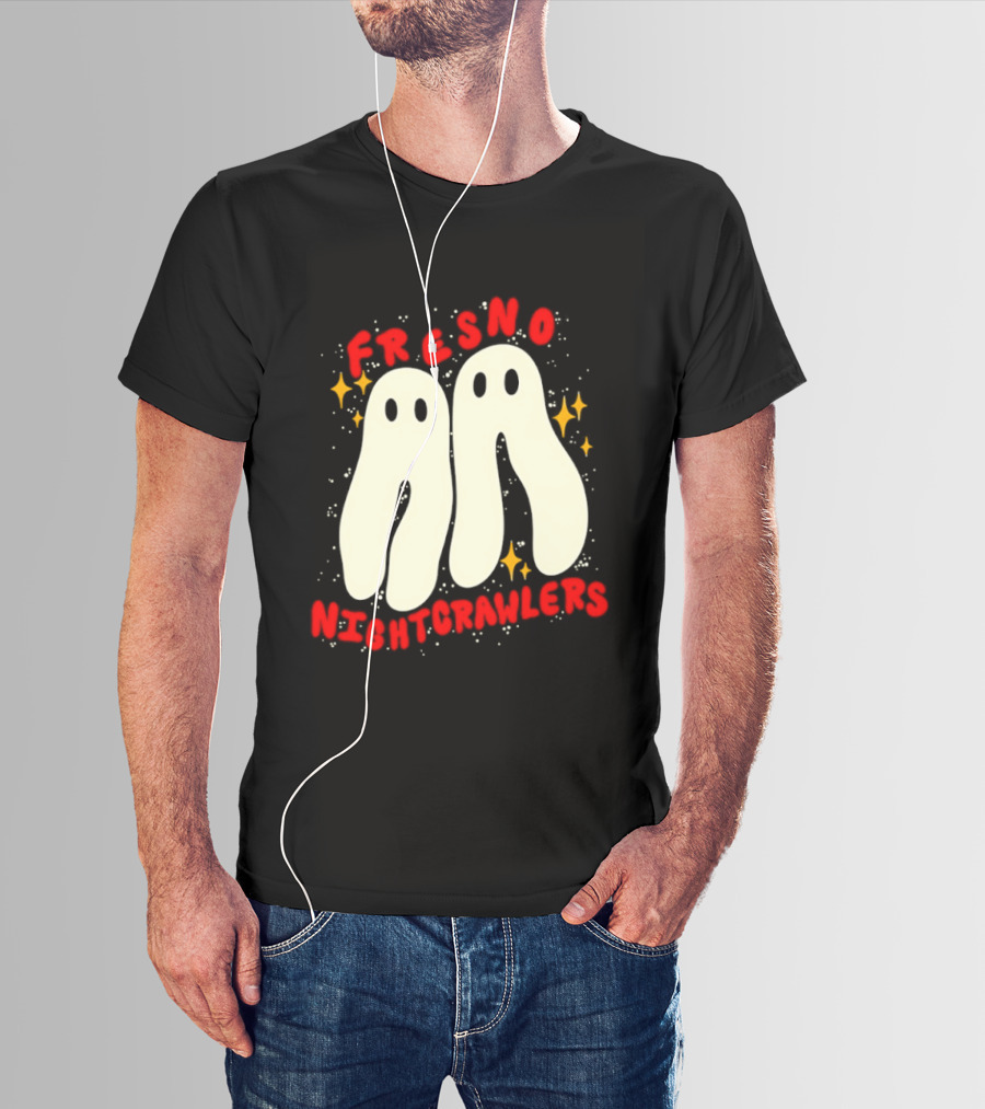 Fresno Nightcrawlers Ghost Legends Bright Starry Spirits T-Shirt