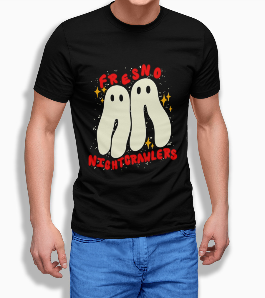 Fresno Nightcrawlers Ghost Legends Bright Starry Spirits T-Shirt