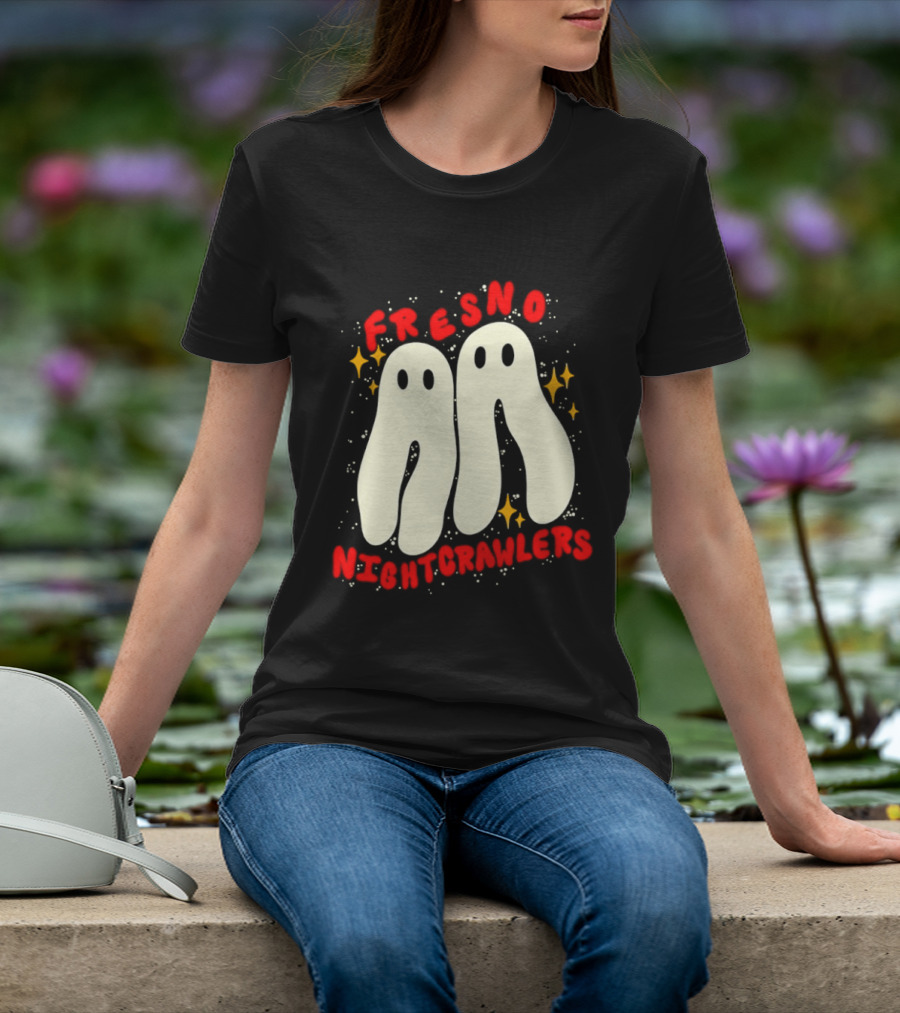 Fresno Nightcrawlers Ghost Legends Bright Starry Spirits T-Shirt
