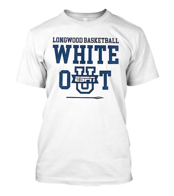 Longwood Basketball White Out ESPN Event T-Shirt