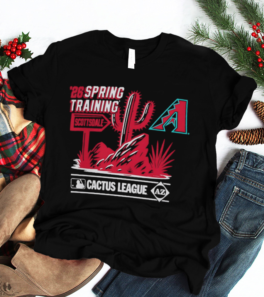 Arizona Diamondbacks 2026 Spring Training Scottsdale Cactus League MLB AZ T-Shirt