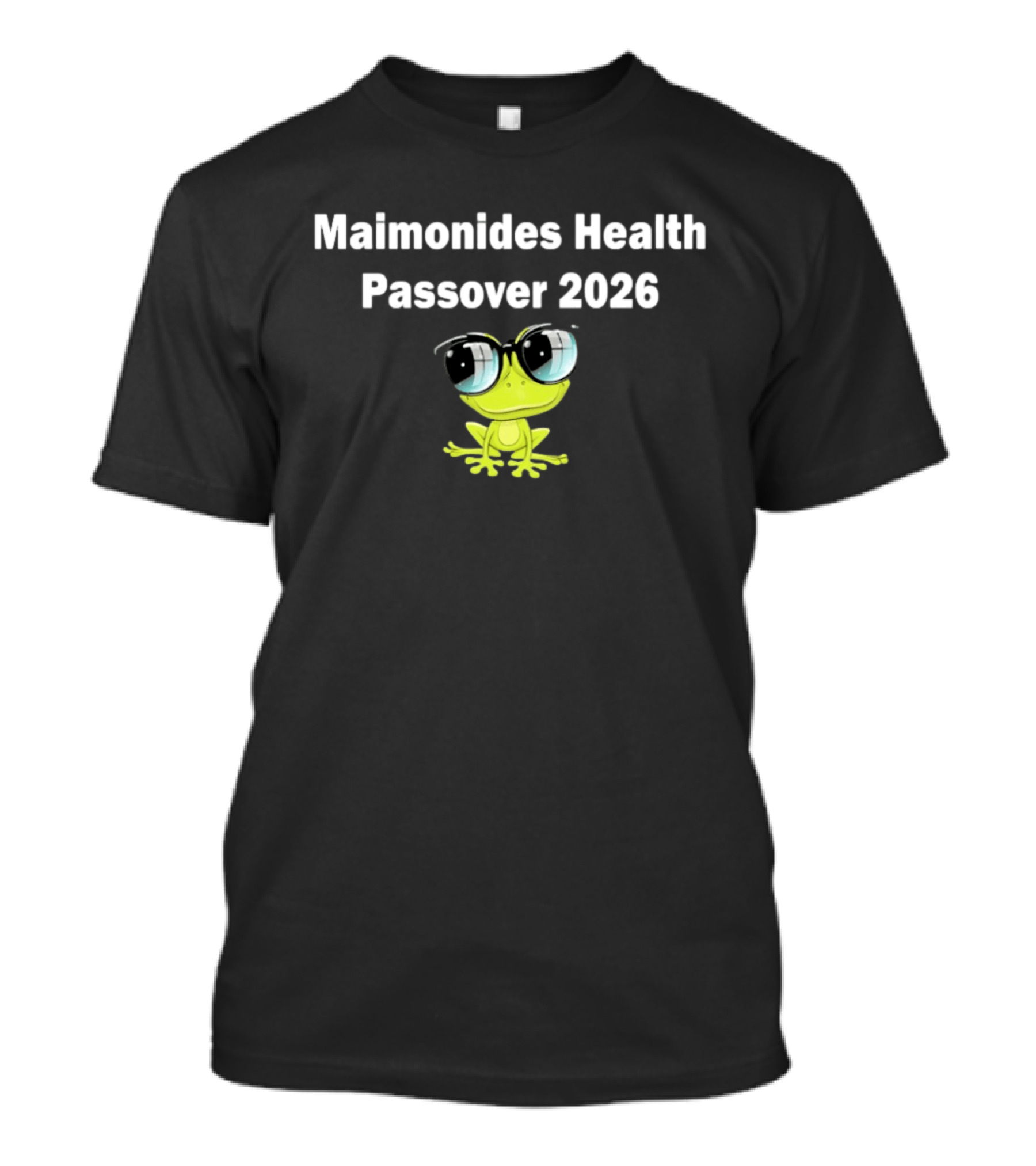 Maimonides Health Passover 2026 Frog T-Shirt