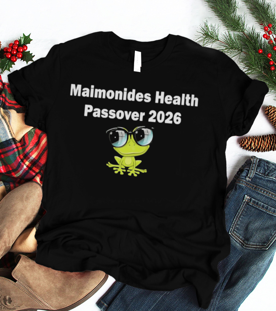 Maimonides Health Passover 2026 Frog T-Shirt