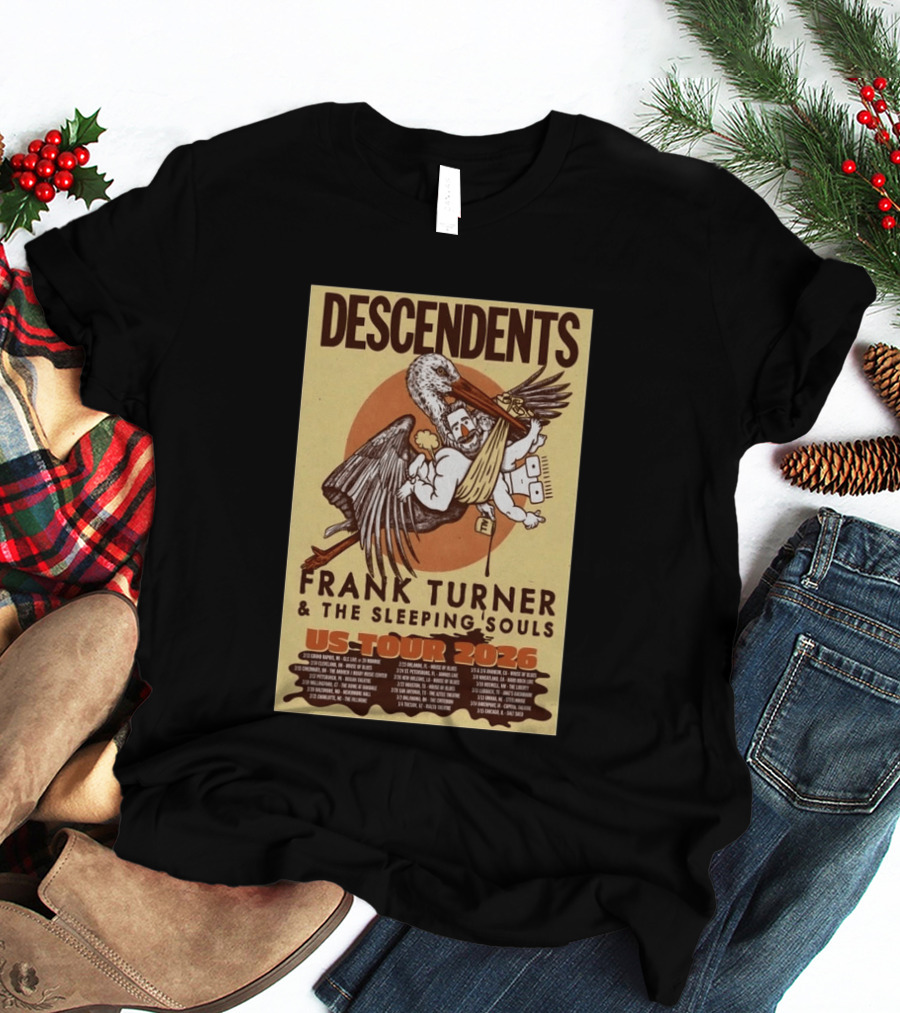 Descendents Frank Turner And The Sleeping Souls US Tour 2026 T-Shirt