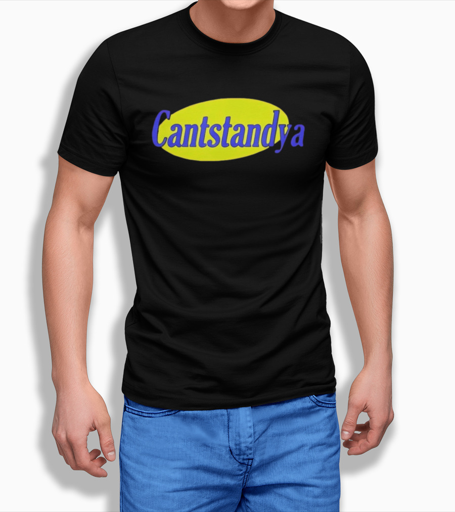 Cantstandya Classic Bold Text Oval T-Shirt