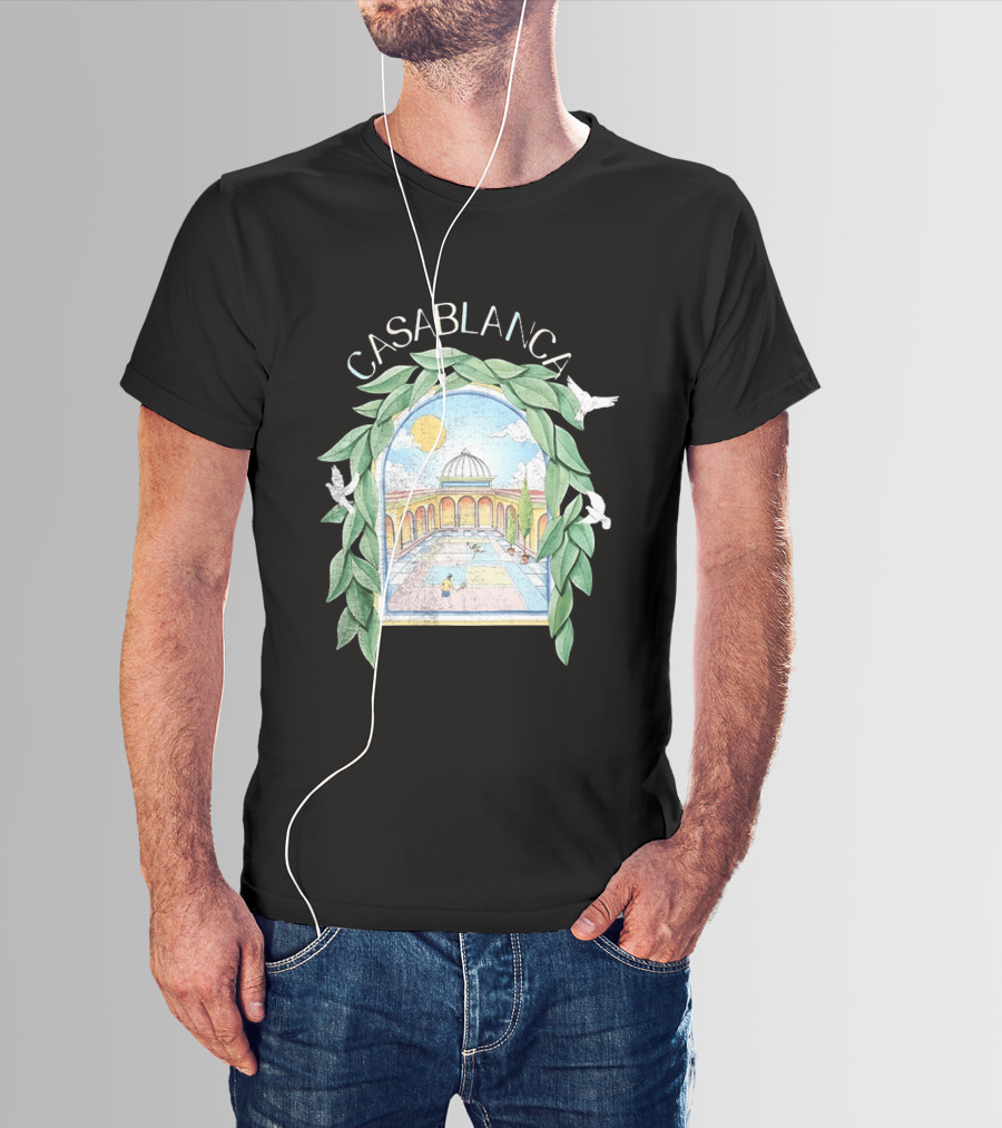 Casablanca L'Arche De Tennis Courtyard T-Shirt