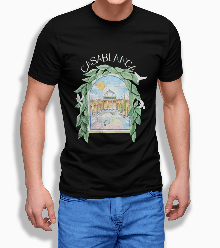 Casablanca L'Arche De Tennis Courtyard T-Shirt
