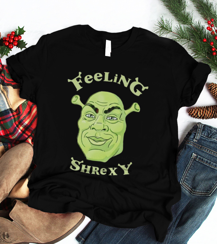 Feeling Shrexy Meme Character Face T-Shirt