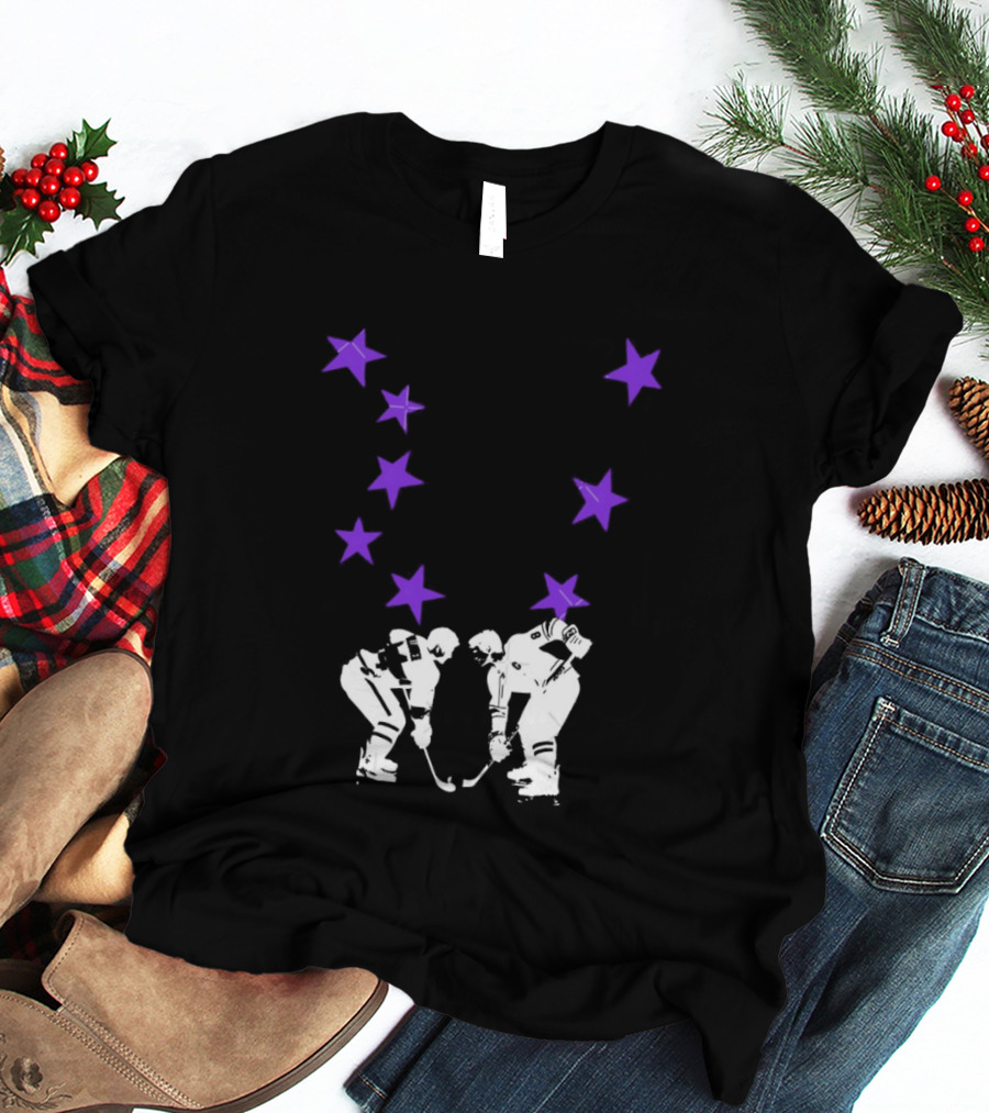 Ilya Rozanov Shane Hollander Rivalry Stars Hockey Romance Players Purple Stars T-Shirt