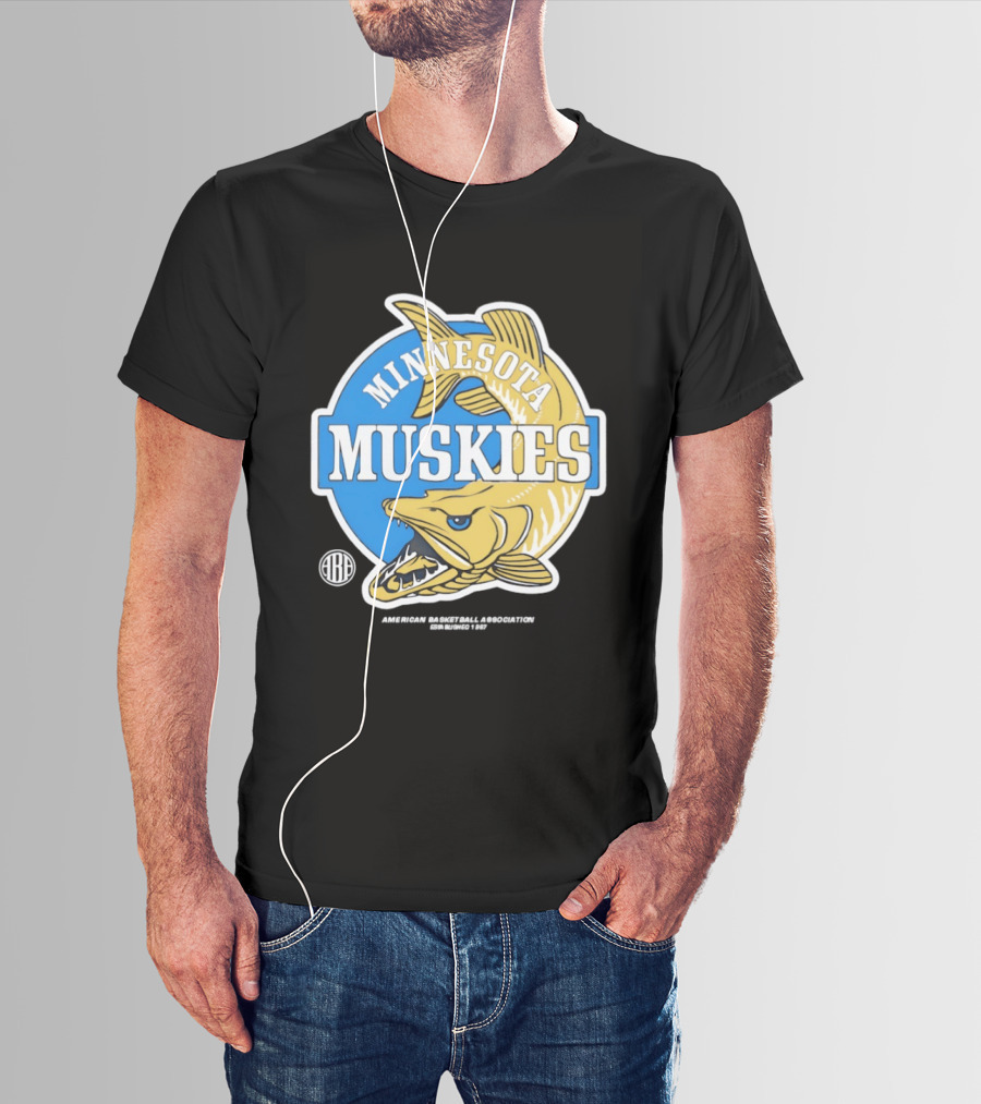 Minnesota Muskies ABA 1967 Vintage Team T-Shirt