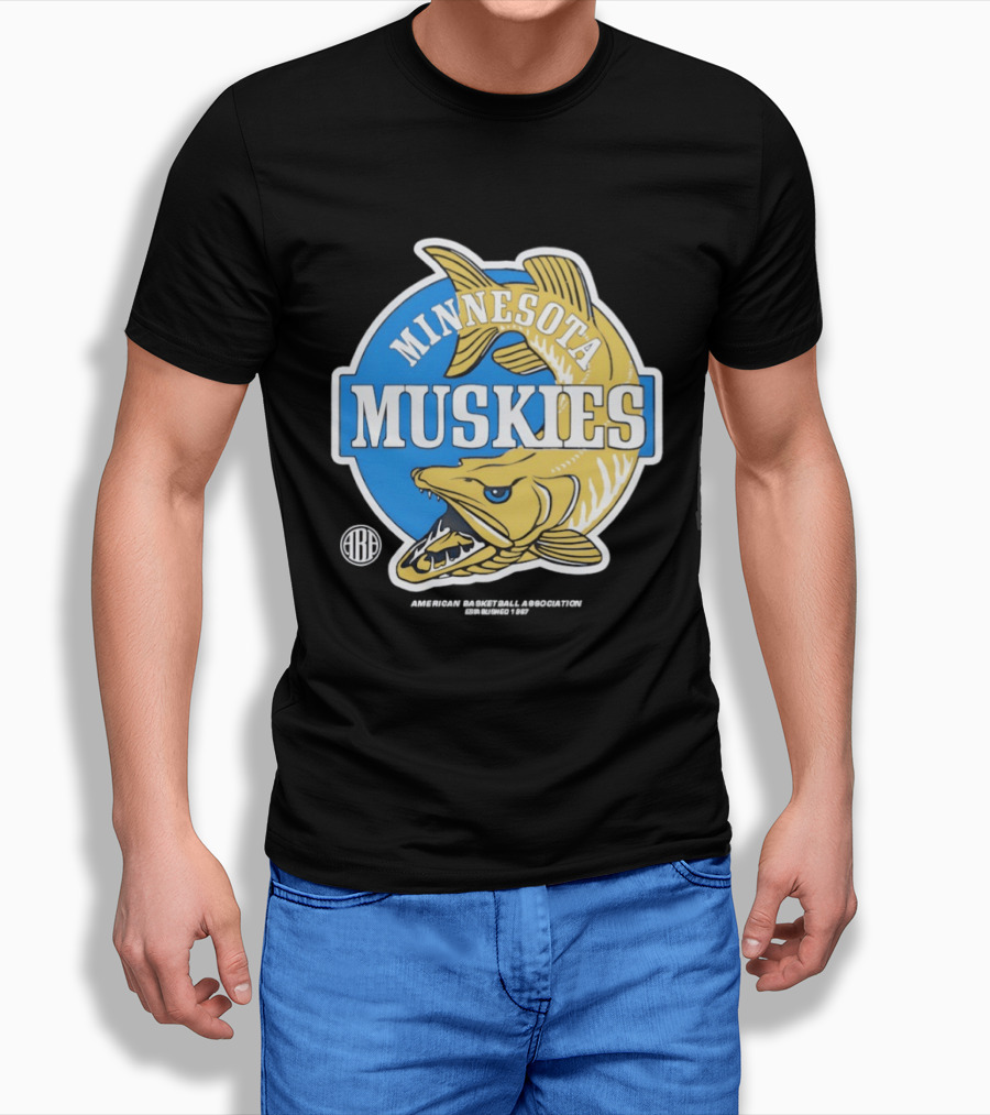 Minnesota Muskies ABA 1967 Vintage Team T-Shirt